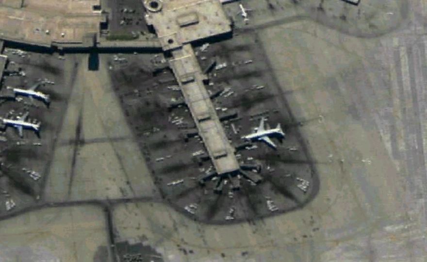 Flughafen Salt Lake City Fingerdock Vergr�sserung 1