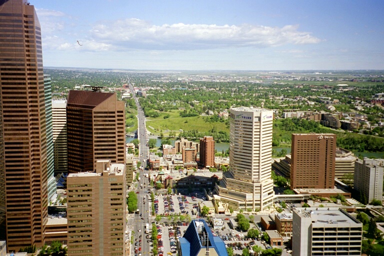 Panorama vom Calgary Tower 11