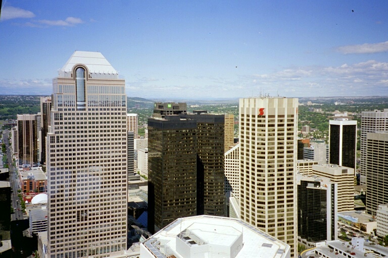 Panorama vom Calgary Tower 12