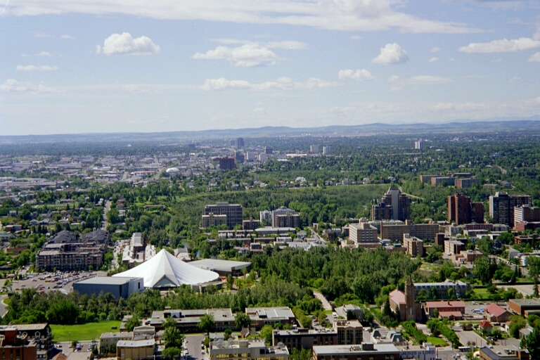 Panorama vom Calgary Tower 15