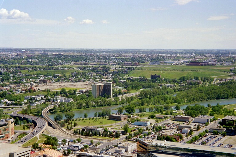 Panorama vom Calgary Tower 18