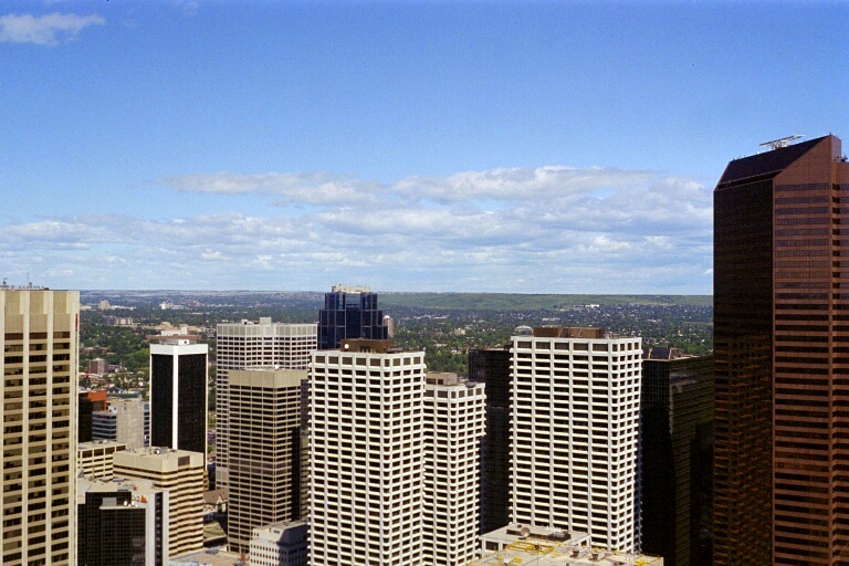Panorama vom Calgary Tower 2
