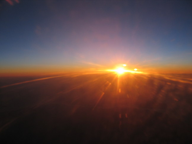 Sonnenuntergang &uuml;ber Rum&auml;nien 1