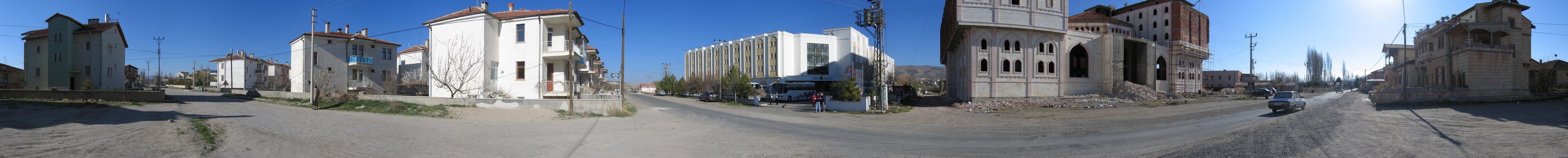 Avrasya Avanos Hotelvorplatz Panorama