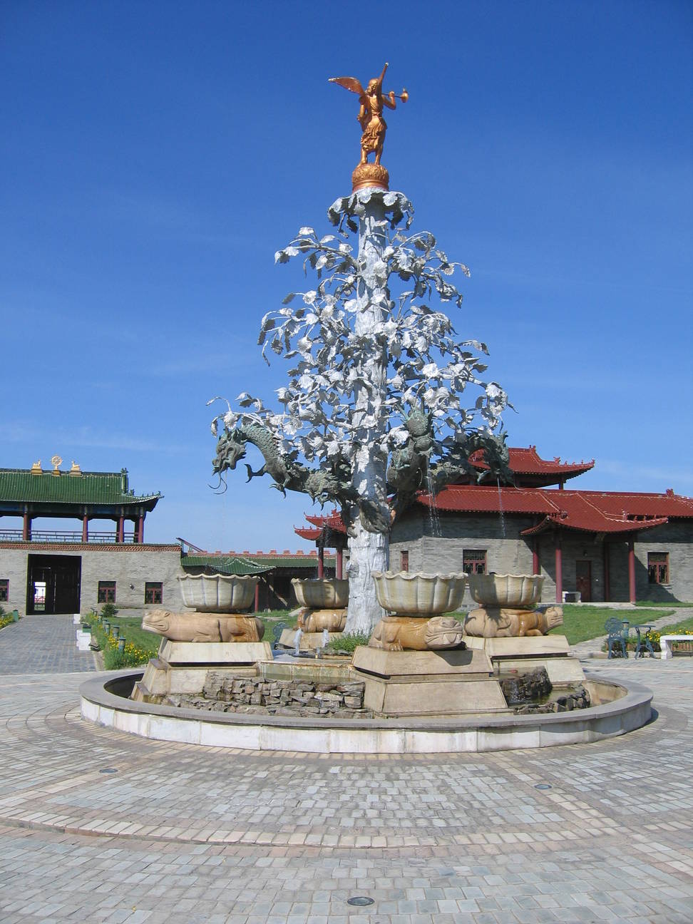 Hotel Mongolia Innenhof 1