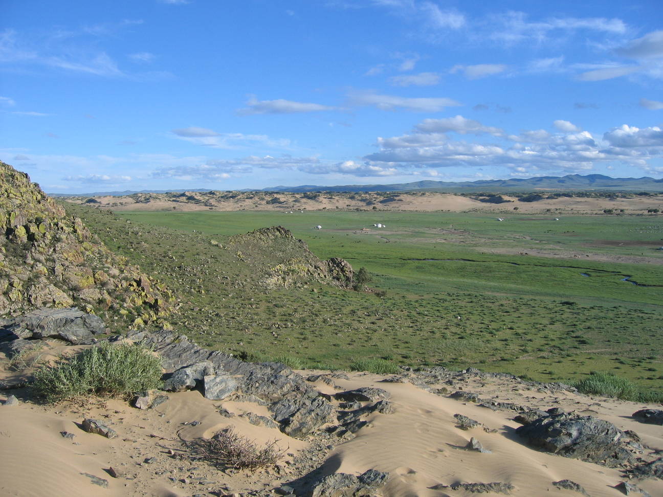 Spaziergang Camp Bayan Gobi 7