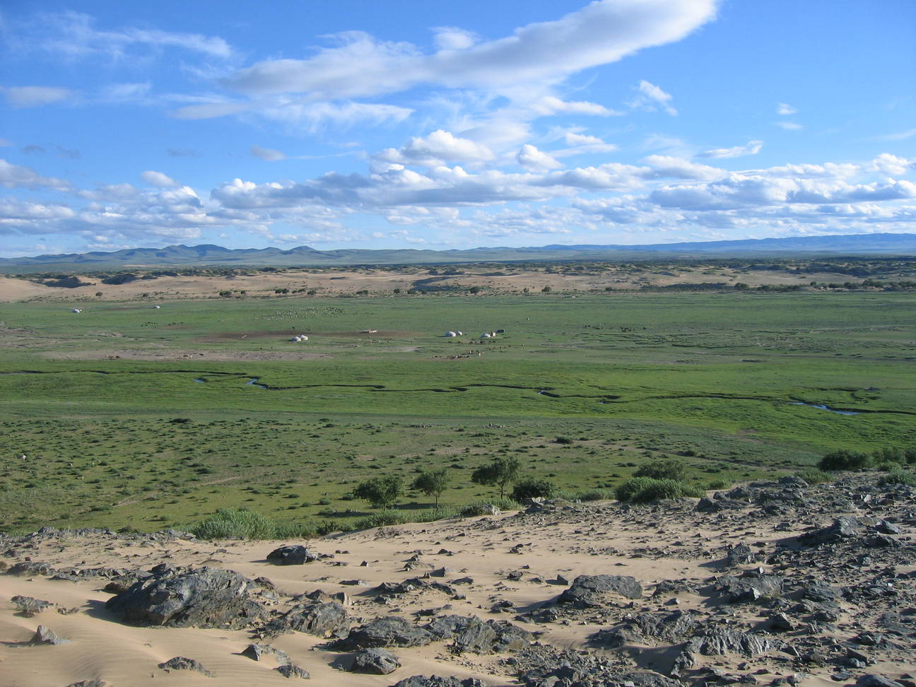 Spaziergang Camp Bayan Gobi 8