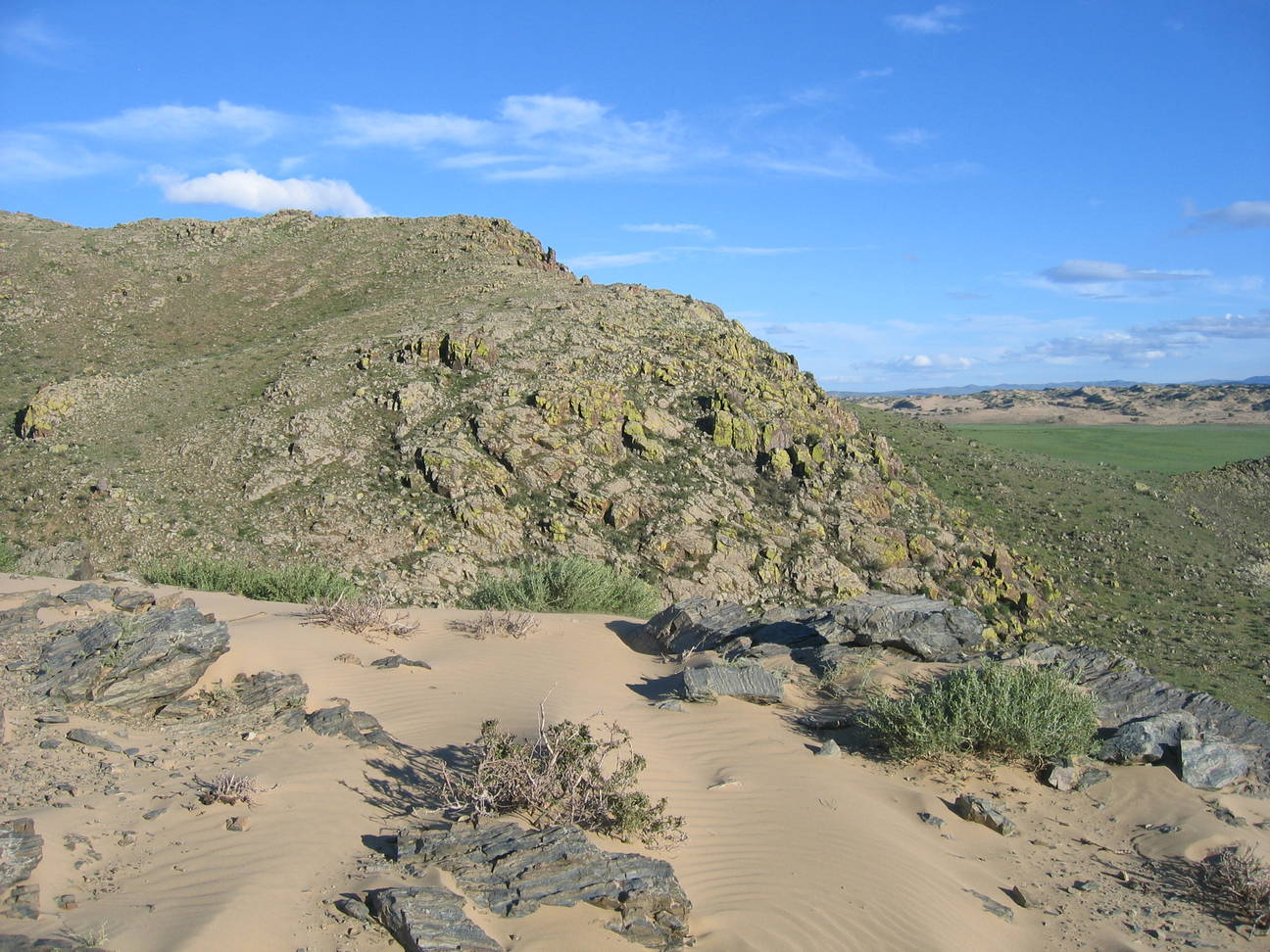 Spaziergang Camp Bayan Gobi 18