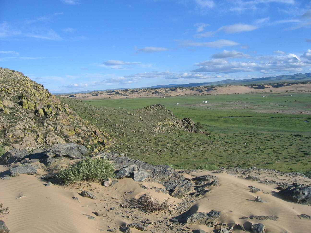 Spaziergang Camp Bayan Gobi 19
