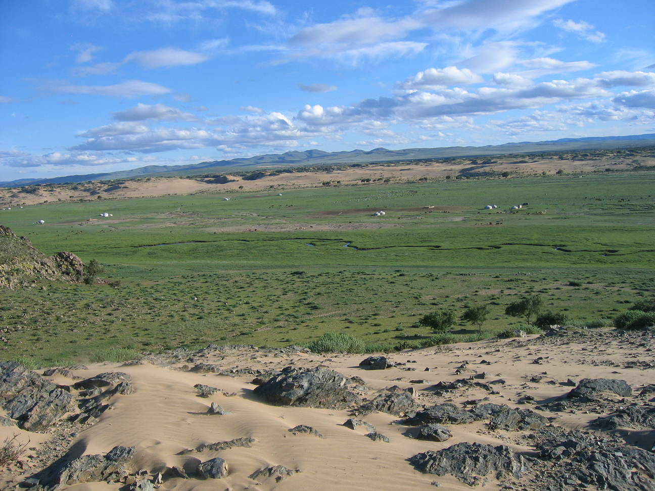 Spaziergang Camp Bayan Gobi 20