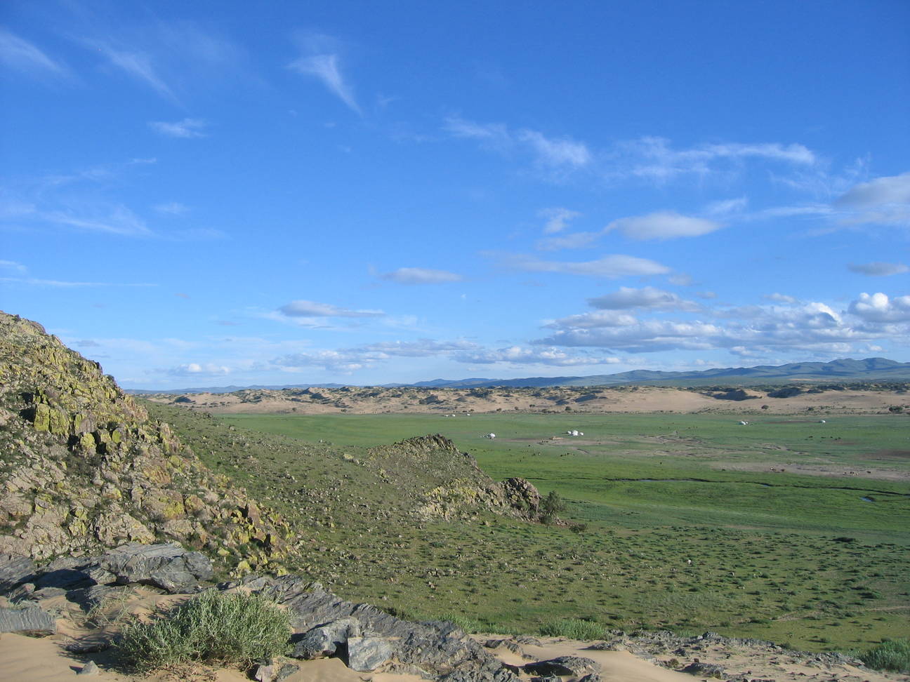 Spaziergang Camp Bayan Gobi 21