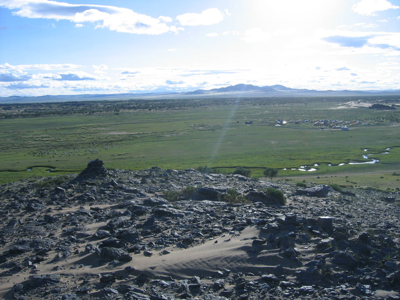 Spaziergang Camp Bayan Gobi 30